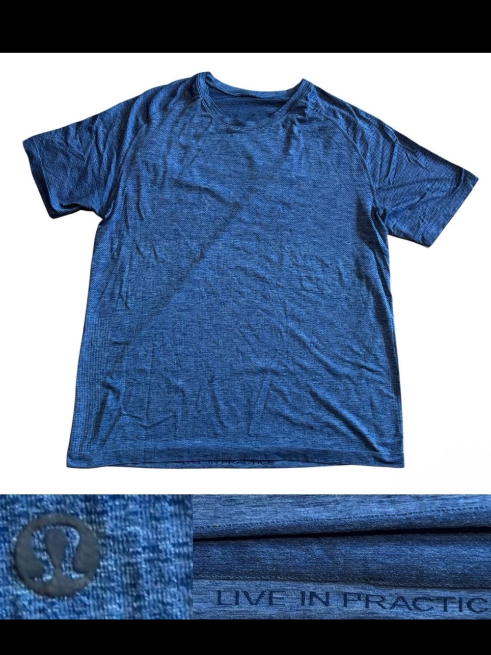 Lululemon Metal Vent Tech 2.0 Short Sleeve Shirt Men’s Size large In Blue